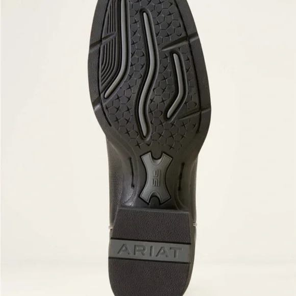 NWT- Ariat Women’s Black Round Up Remuda Wide Square Toe Western Boot Size 7.0B - Picture 8 of 10